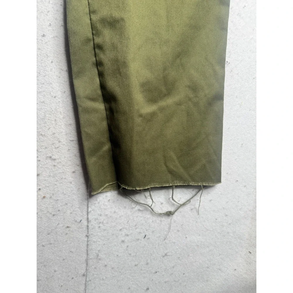 Vintage Boy Scouts of America BSA Pants Olive Green Union Made USA Raw Hem 38